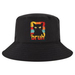 Funny Cat Bruh Meme Graphic Cool Comfort Performance Bucket Hat