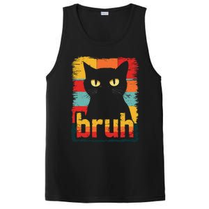 Funny Cat Bruh Meme Graphic PosiCharge Competitor Tank