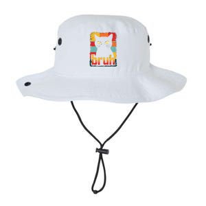 Funny Cat Bruh Meme Graphic Legacy Cool Fit Booney Bucket Hat