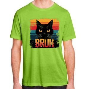 Funny Cat Bruh For Teens Meme Graphic Adult ChromaSoft Performance T-Shirt