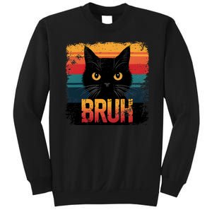 Funny Cat Bruh For Teens Meme Graphic Sweatshirt