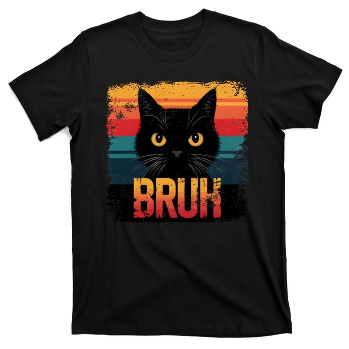 Funny Cat Bruh For Teens Meme Graphic T-Shirt