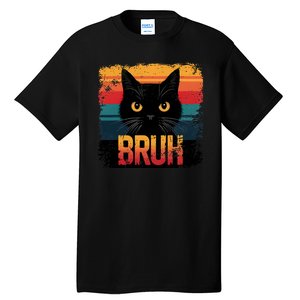 Funny Cat Bruh For Teens Meme Graphic Tall T-Shirt