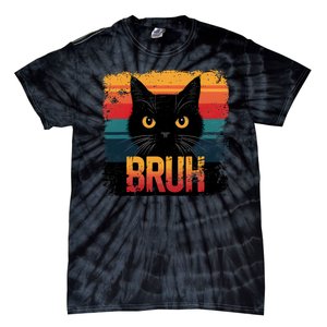 Funny Cat Bruh For Teens Meme Graphic Tie-Dye T-Shirt