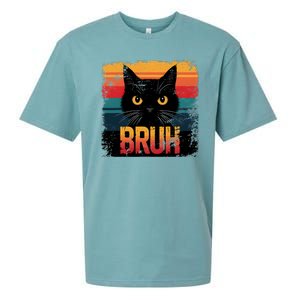 Funny Cat Bruh For Teens Meme Graphic Sueded Cloud Jersey T-Shirt