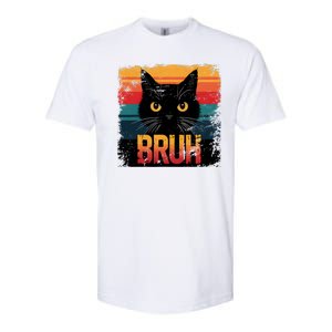 Funny Cat Bruh For Teens Meme Graphic Softstyle CVC T-Shirt