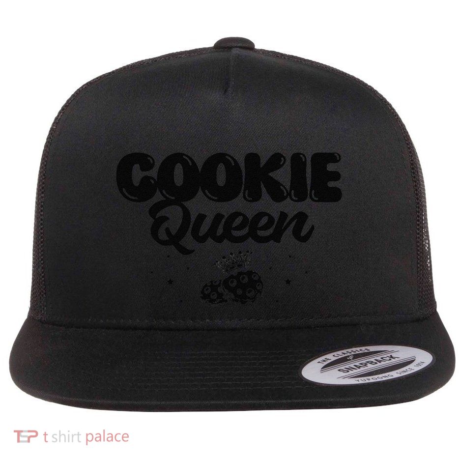 Funny Cookie Baking Design For Christmas Lovers Flatbill Hat