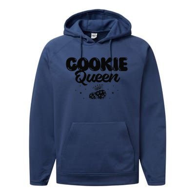 Funny Cookie Baking Design For Christmas Lovers Performance Fleece Hoodie