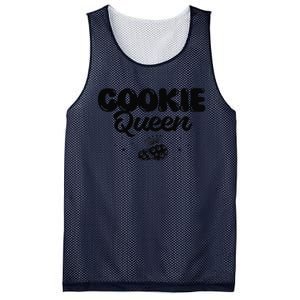 Funny Cookie Baking Design For Christmas Lovers Mesh Reversible Basketball Jersey Tank