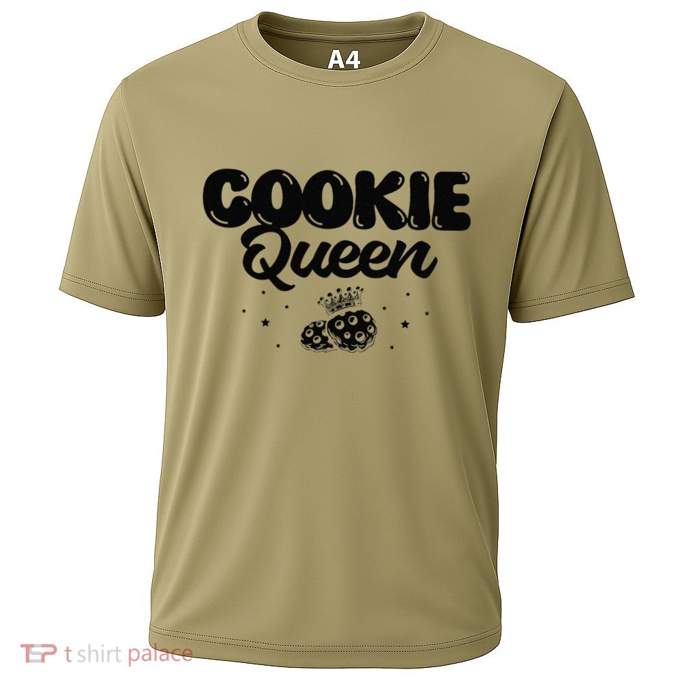 Funny Cookie Baking Design For Christmas Lovers Cooling Performance Crew T-Shirt