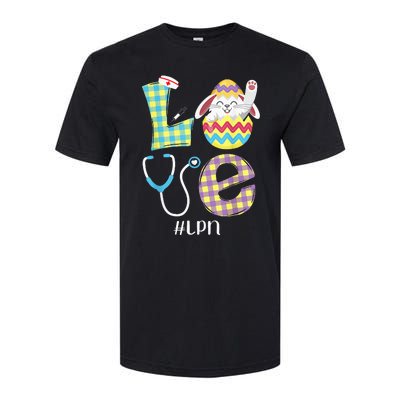 Funny Cute Bunny Love Licensed Practical Nurse Easter LPN Softstyle CVC T-Shirt