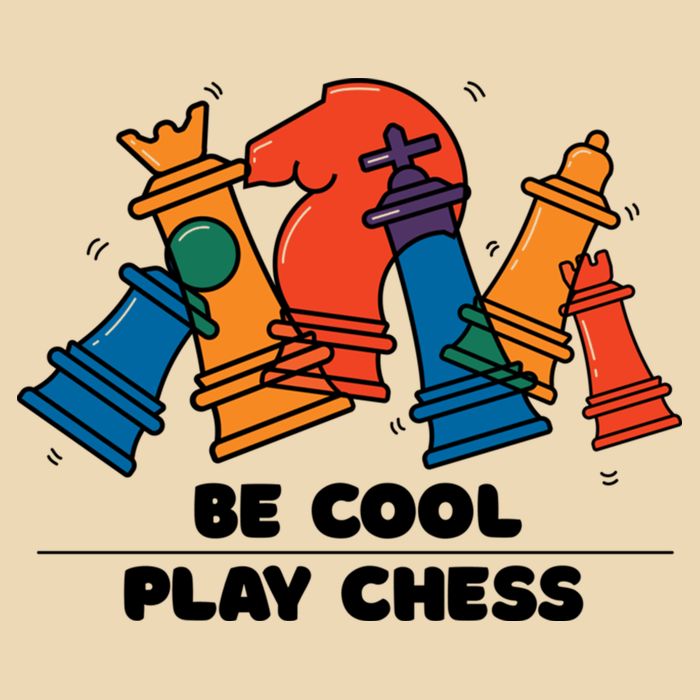 Funny Chess Be Cool Play Chess Zip Tote Bag