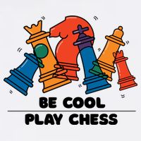 Funny Chess Be Cool Play Chess Bucket Hat