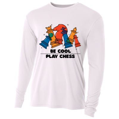 Funny Chess Be Cool Play Chess Cooling Performance Long Sleeve Crew