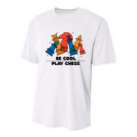 Funny Chess Be Cool Play Chess Youth Performance Sprint T-Shirt