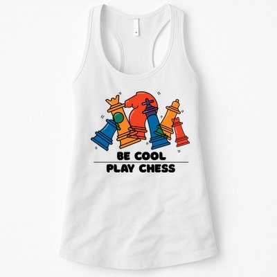 Funny Chess Be Cool Play Chess Womens Tank Top