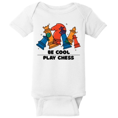 Funny Chess Be Cool Play Chess Baby Bodysuit
