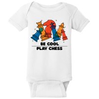 Funny Chess Be Cool Play Chess Baby Bodysuit