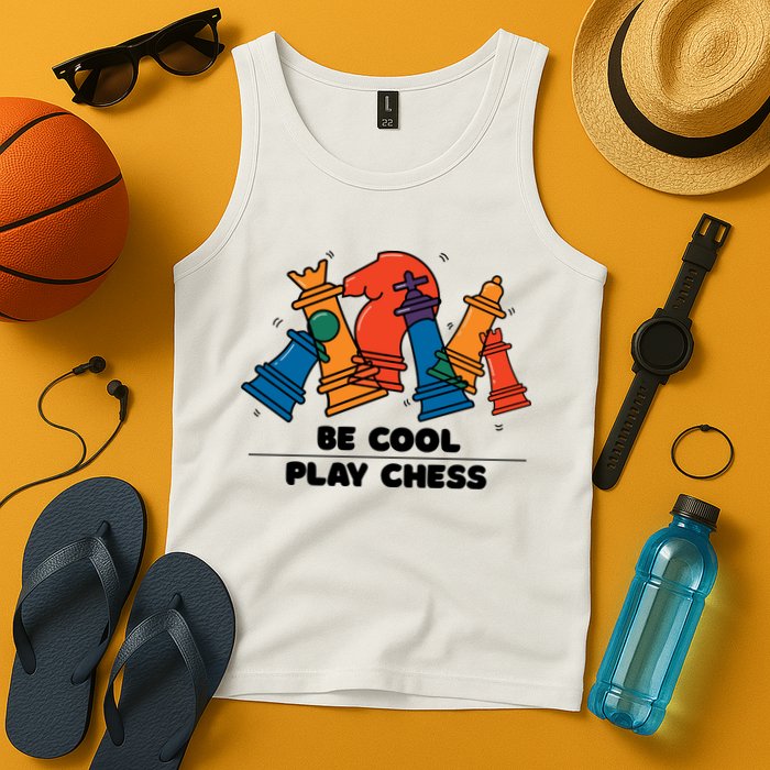 Funny Chess Be Cool Play Chess Tank Top