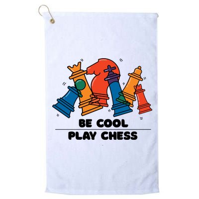 Funny Chess Be Cool Play Chess Golf Towel