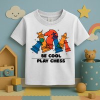 Funny Chess Be Cool Play Chess Toddler T-Shirt