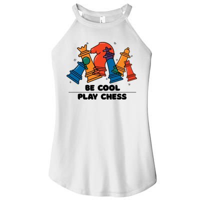 Funny Chess Be Cool Play Chess Women's Perfect Tri Rocker Tank