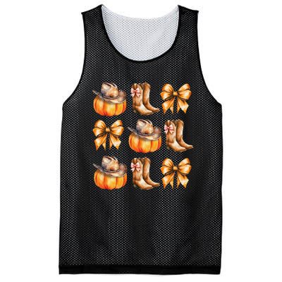 Funny Coquette Bow Pumpkin Halloween Ghost Spooky Season Mesh Reversible Basketball Jersey Tank