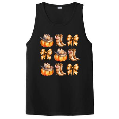 Funny Coquette Bow Pumpkin Halloween Ghost Spooky Season PosiCharge Competitor Tank