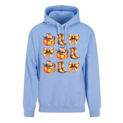 Funny Coquette Bow Pumpkin Halloween Ghost Spooky Season Unisex Surf Hoodie