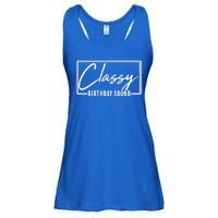 Funny Classy Birthday Squad Matching Group Shirts Ladies Essential Flowy Tank