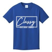 Funny Classy Birthday Squad Matching Group Shirts Kids T-Shirt