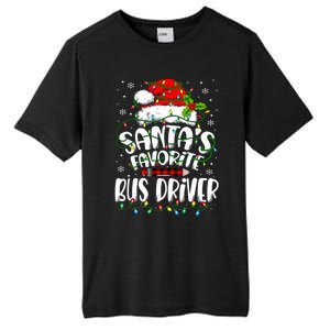 Funny Christmas Bus Driver Santa Favorite Bus Driver Tall Fusion ChromaSoft Performance T-Shirt