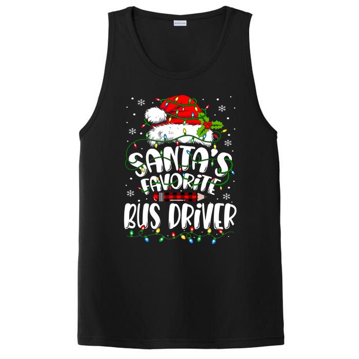 Funny Christmas Bus Driver Santa Favorite Bus Driver PosiCharge Competitor Tank