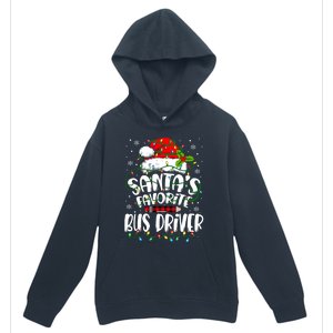 Funny Christmas Bus Driver Santa Favorite Bus Driver Urban Pullover Hoodie