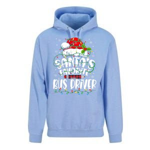 Funny Christmas Bus Driver Santa Favorite Bus Driver Unisex Surf Hoodie