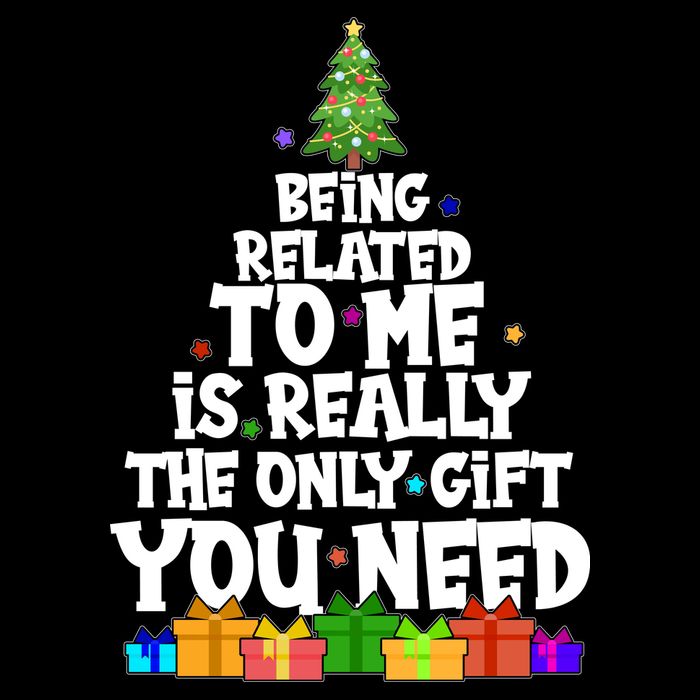 Funny Christmas Being Related To Me Is Really The Only Gift You Need Impact Tech Backpack