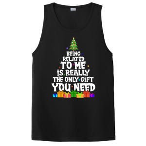 Funny Christmas Being Related To Me Is Really The Only Gift You Need PosiCharge Competitor Tank