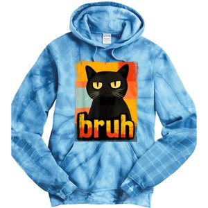 Funny Cat Bruh For Meme Graphic Tie Dye Hoodie