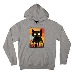 Funny Cat Bruh For Meme Graphic Tall Hoodie