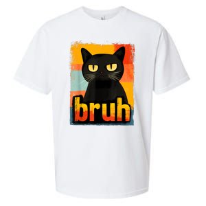 Funny Cat Bruh For Meme Graphic Sueded Cloud Jersey T-Shirt