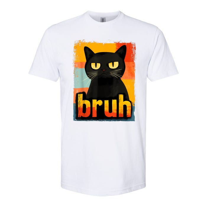 Funny Cat Bruh For Meme Graphic Softstyle CVC T-Shirt