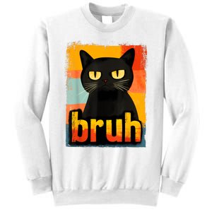 Funny Cat Bruh For Meme Graphic Sweatshirt