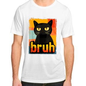 Funny Cat Bruh For Meme Graphic Adult ChromaSoft Performance T-Shirt