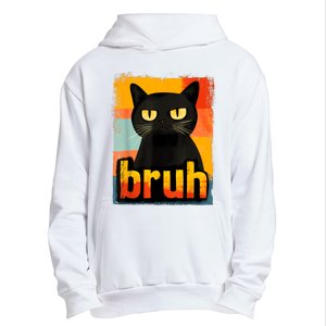 Funny Cat Bruh For Meme Graphic Urban Pullover Hoodie