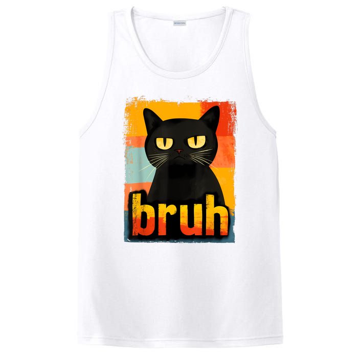 Funny Cat Bruh For Meme Graphic PosiCharge Competitor Tank