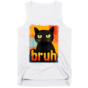 Funny Cat Bruh For Meme Graphic Tank Top