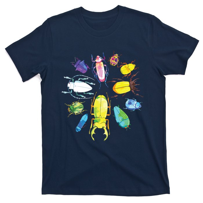 Fun Cute Bugs Insects Beetles Bug Catcher T-Shirt