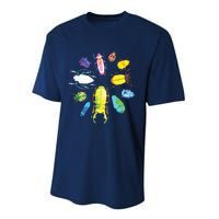 Fun Cute Bugs Insects Beetles Bug Catcher Performance Sprint T-Shirt