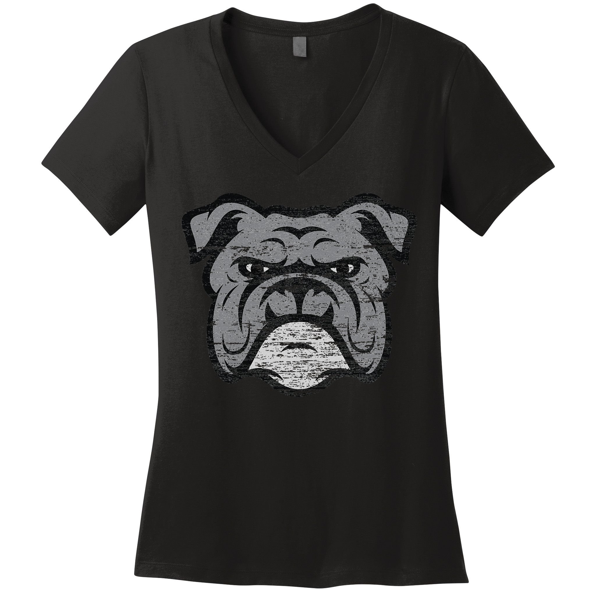 Funny Cool Bulldog Dog Lover Gifts Idea Women's V-Neck T-Shirt