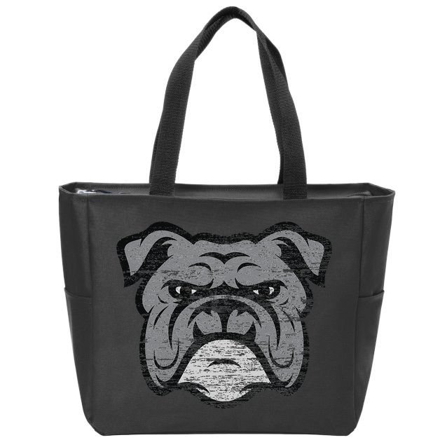 Funny Cool Bulldog Dog Lover Gifts Idea Zip Tote Bag